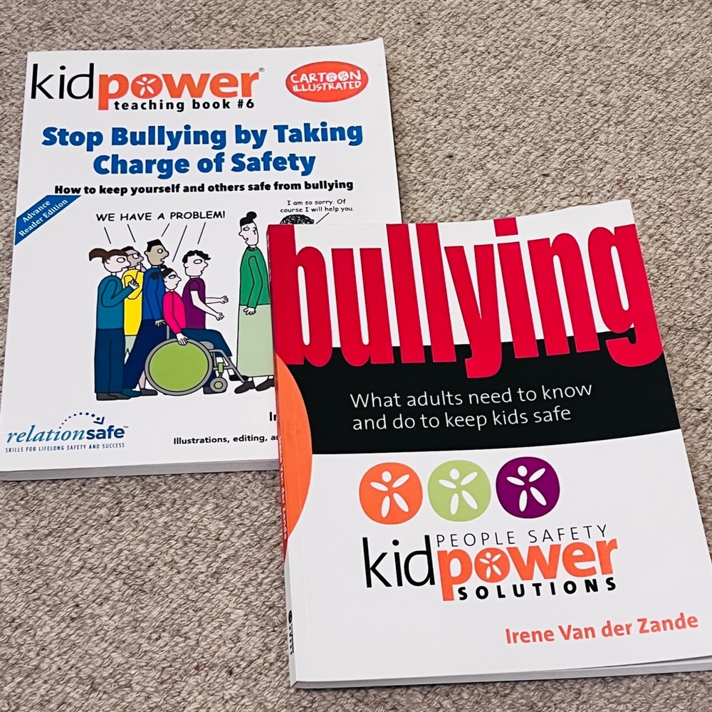 2 Anti-Bullying Books:  one for kids, one for parents